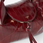 FENDI Fendi Spy Small Burgundy inlaid hagfish leather bag - Image 2